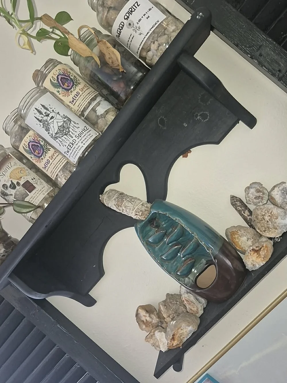 Raw Natural And Uncut Crystals And Fossils